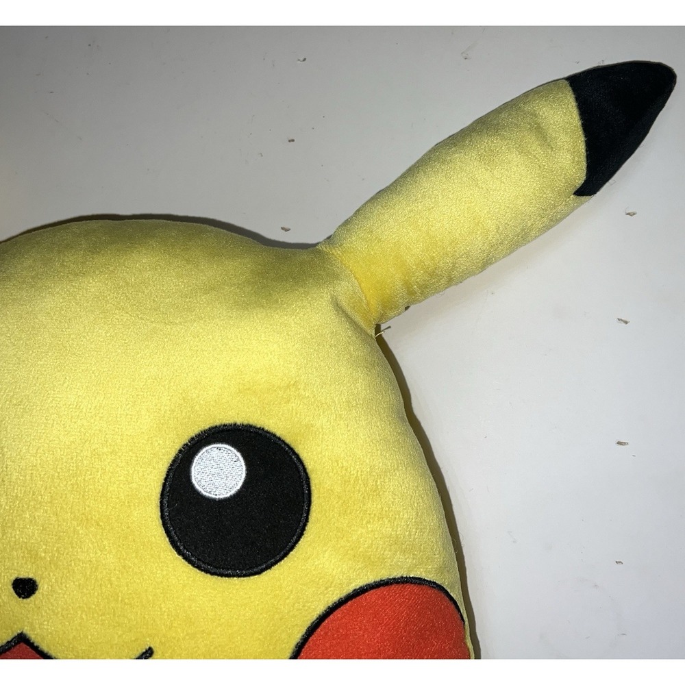 Pokemon Pikachu Plush Pillow Head Doll Plush Animal 17" Tall - Picture 4 of 7
